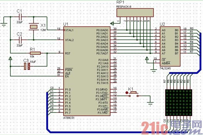 ƬC(j)CZ(y)ԳO(sh)Ӌ(j)I 8X8LED c(din)@ʾD